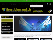 Tablet Screenshot of grossleinwand.ch